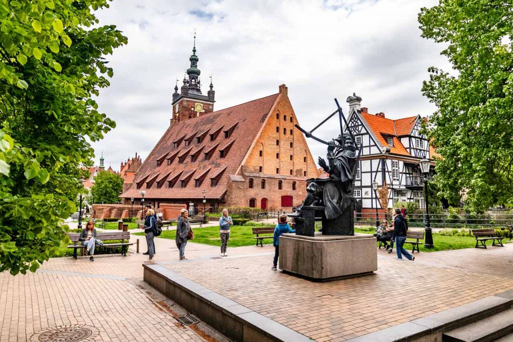 Die Große Mühle in der Danziger Innenstadt beherbergt heute ein Bernsteinmuseum