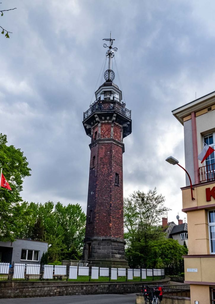 Der Leuchtturm Latarnia Morska in Danzig