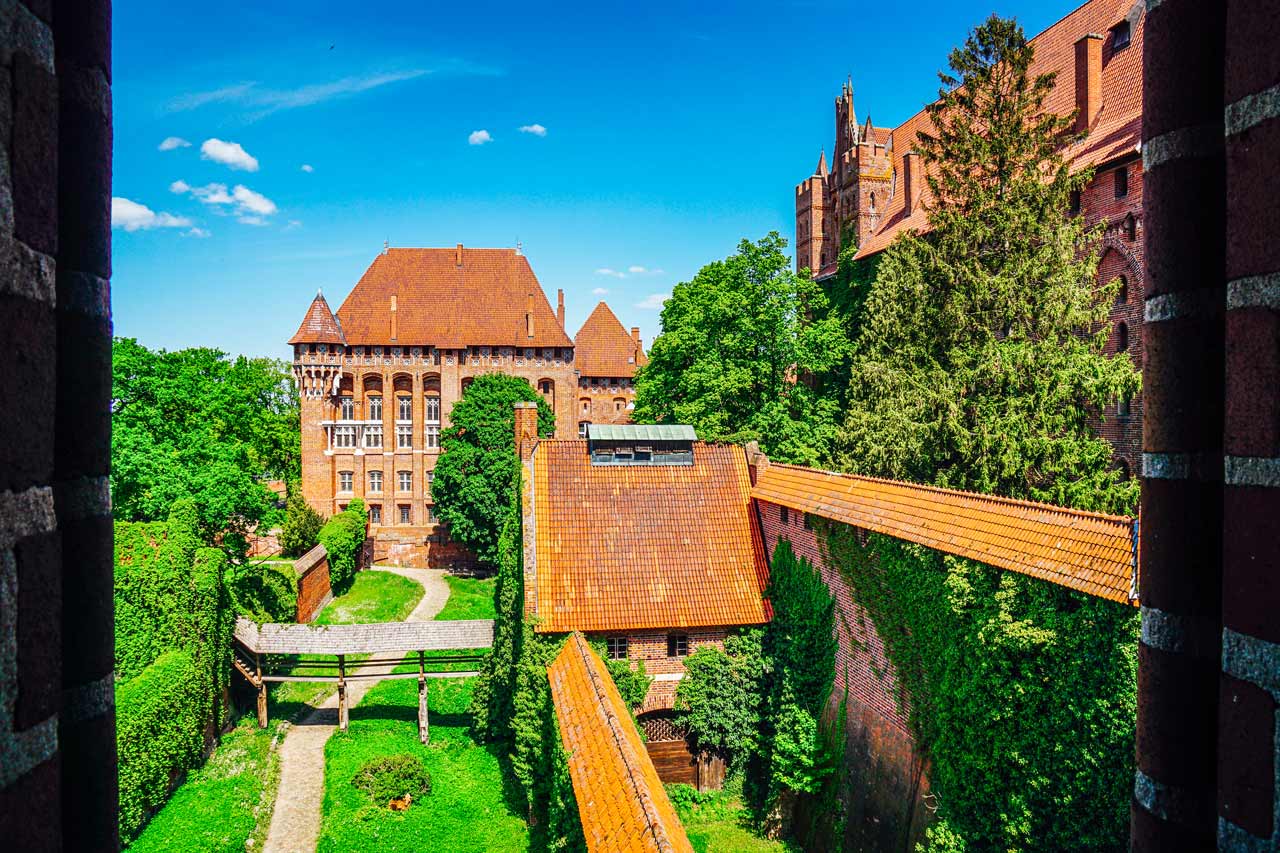 Garten Marienburg in Polen