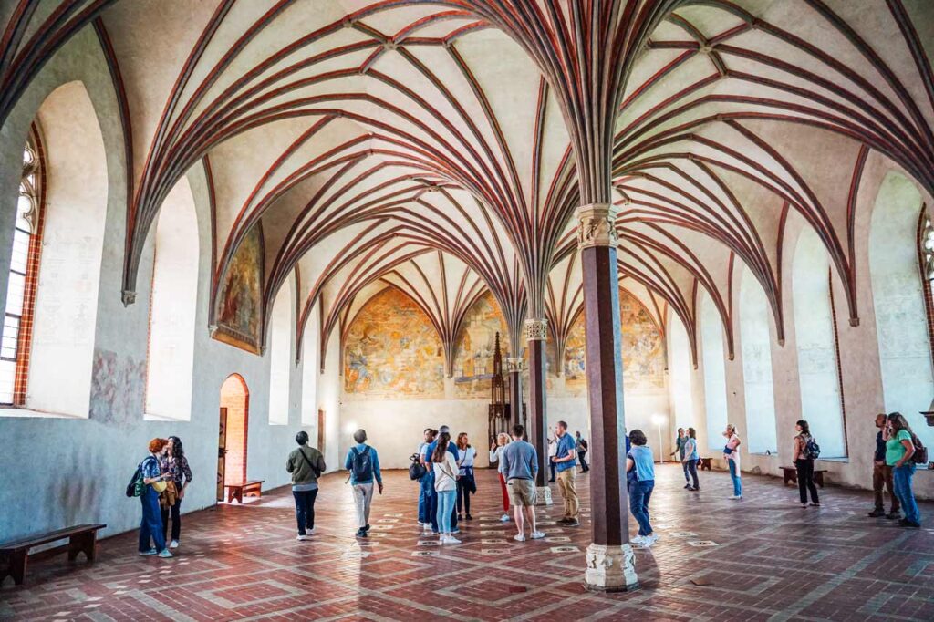 Marienburg Polen - Der Großer Remter im Mittelschloss