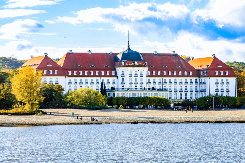 Das wunderschöne Grand Hotel in Sopot 