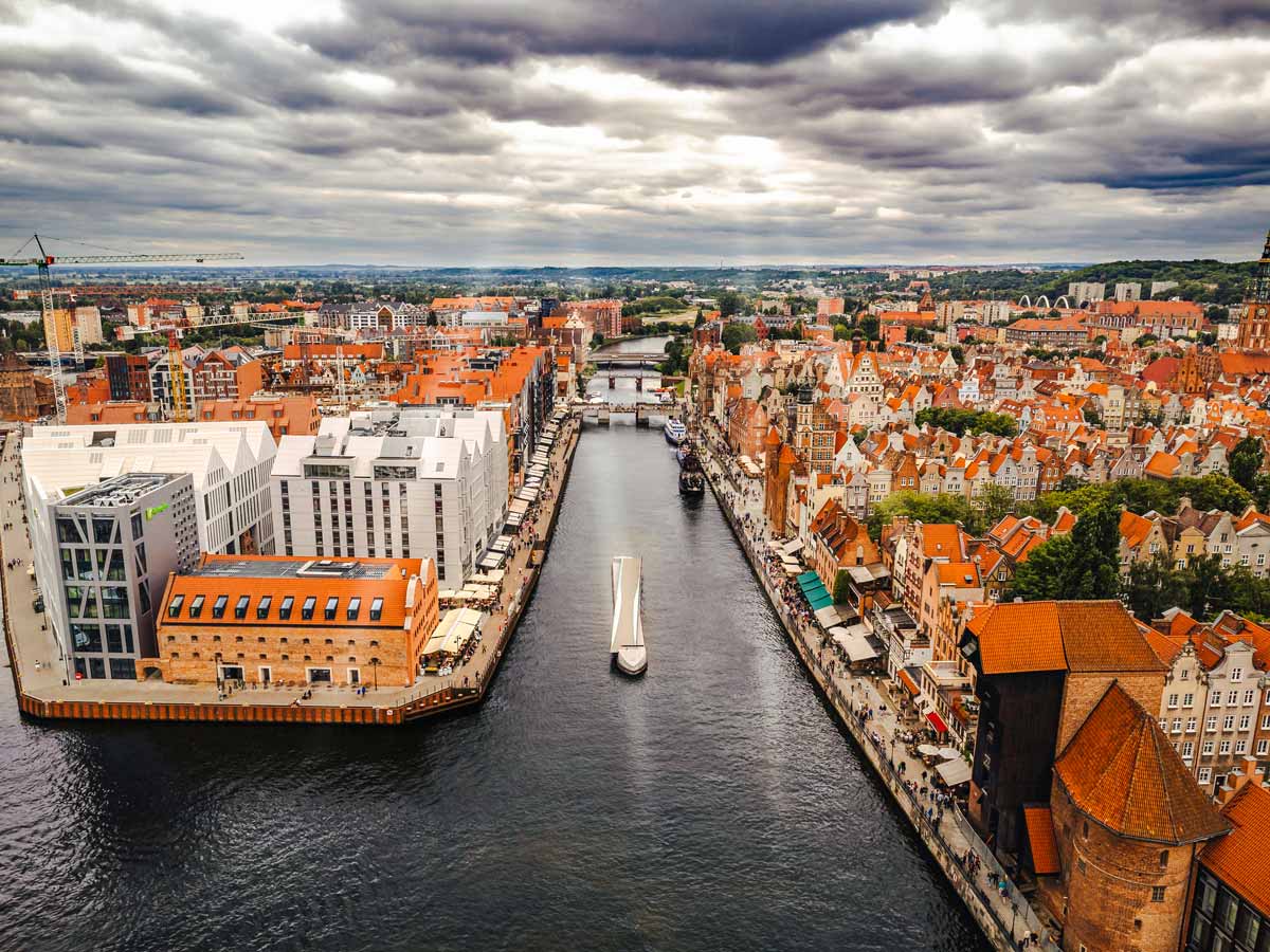 Danzig, eine historische Stadt mit vielfältigen Museen, die Einblicke in Seefahrt, Geschichte und Kultur bieten.