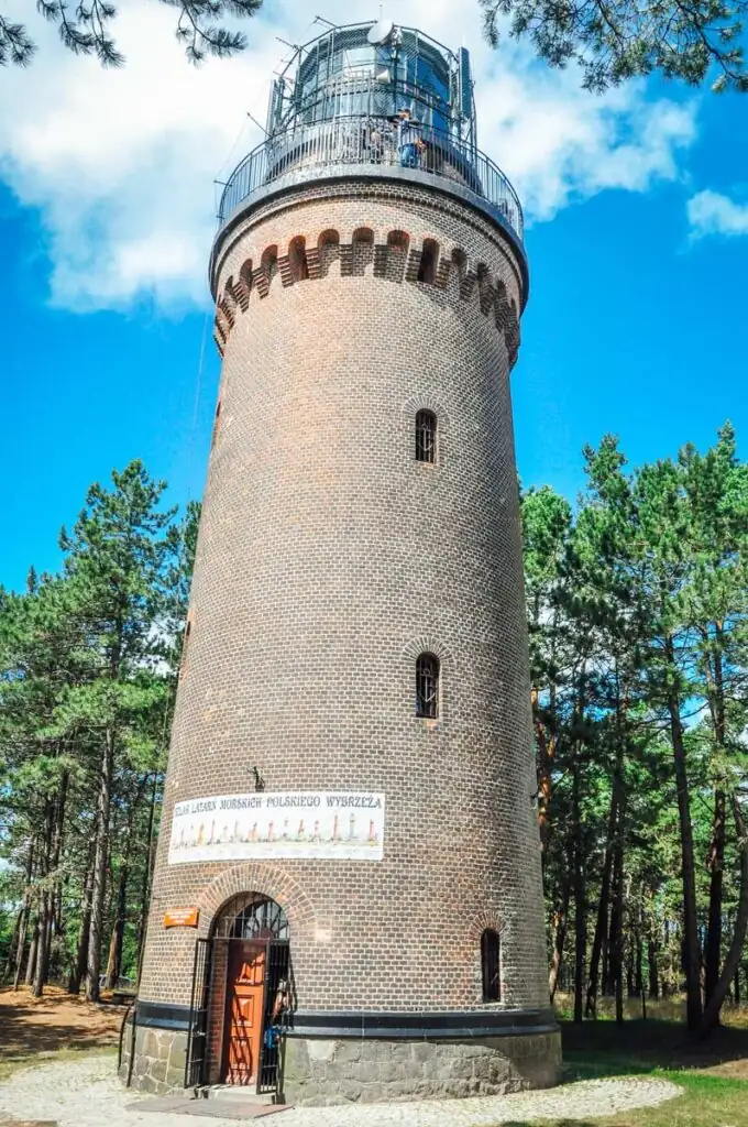 Leuchtturm Czołpino im Slowinski-Nationalpark