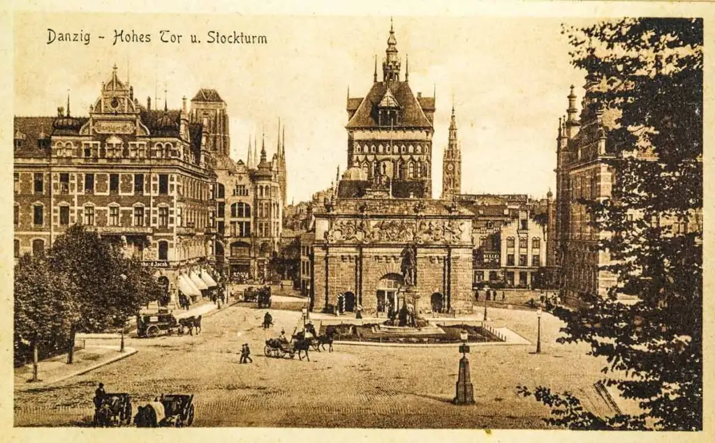 Hohes Tor in Danzig, historischer Stadteingang und Teil der Danzig Geschichte